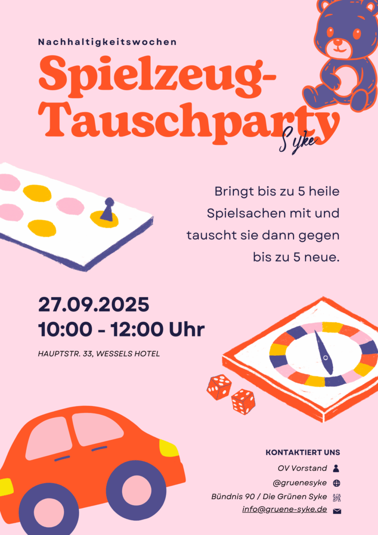 Syker Nachhaltigkeitswochen – Spielzeug Tauschparty