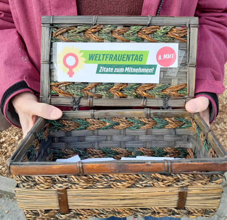 Aktion zum Weltfrauentag